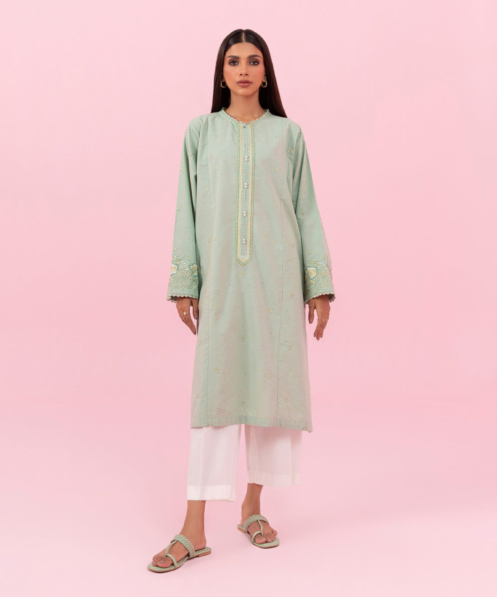 Sapphire - Embroidered Multi Neps Shirt
