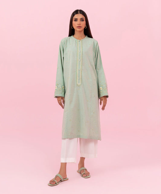 Sapphire - Embroidered Multi Neps Shirt