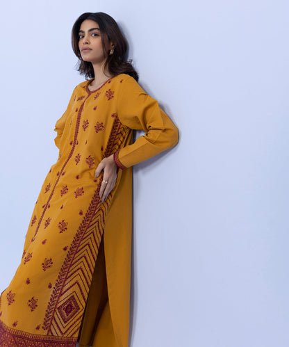Sapphire - 2 Piece - Embroidered Karandi Suit