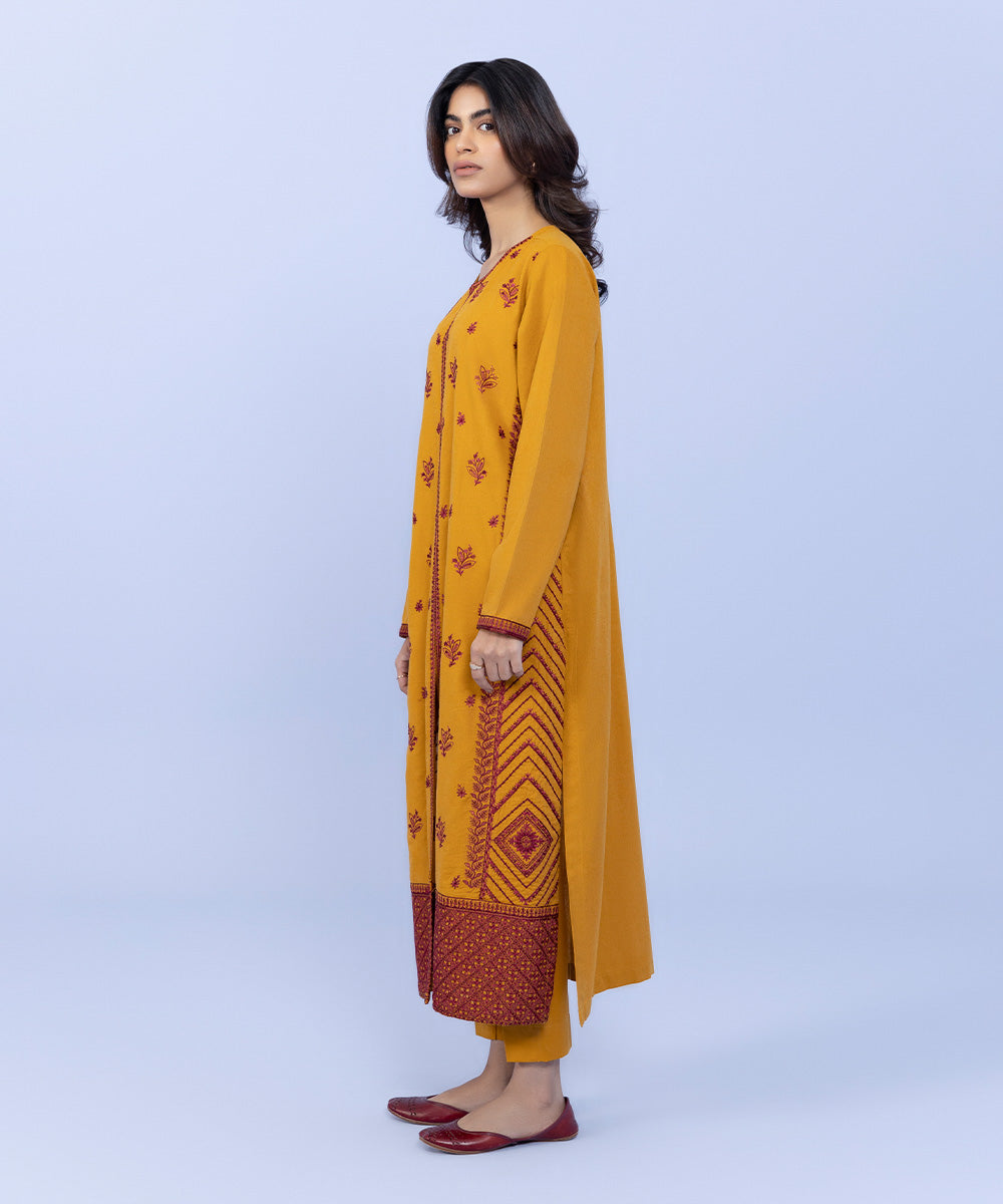 Sapphire - 2 Piece - Embroidered Karandi Suit