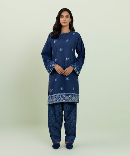 Sapphire - 2 Piece - Embroidered Karandi Suit