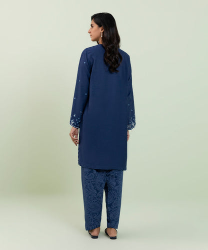 Sapphire - 2 Piece - Embroidered Karandi Suit
