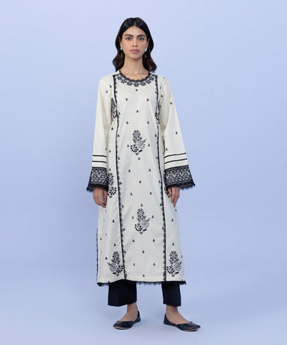 Sapphire - Embroidered Cotton Shirt
