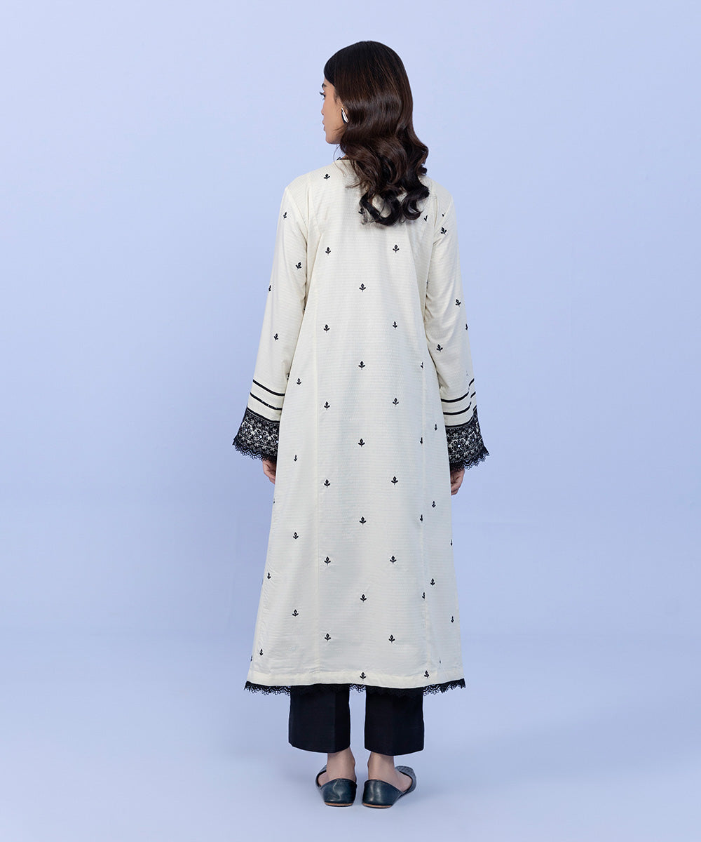 Sapphire - Embroidered Cotton Shirt