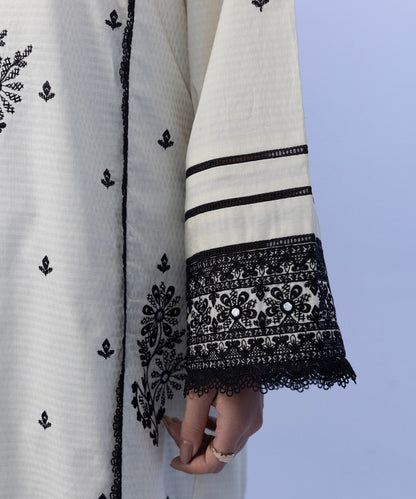 Sapphire - Embroidered Cotton Shirt