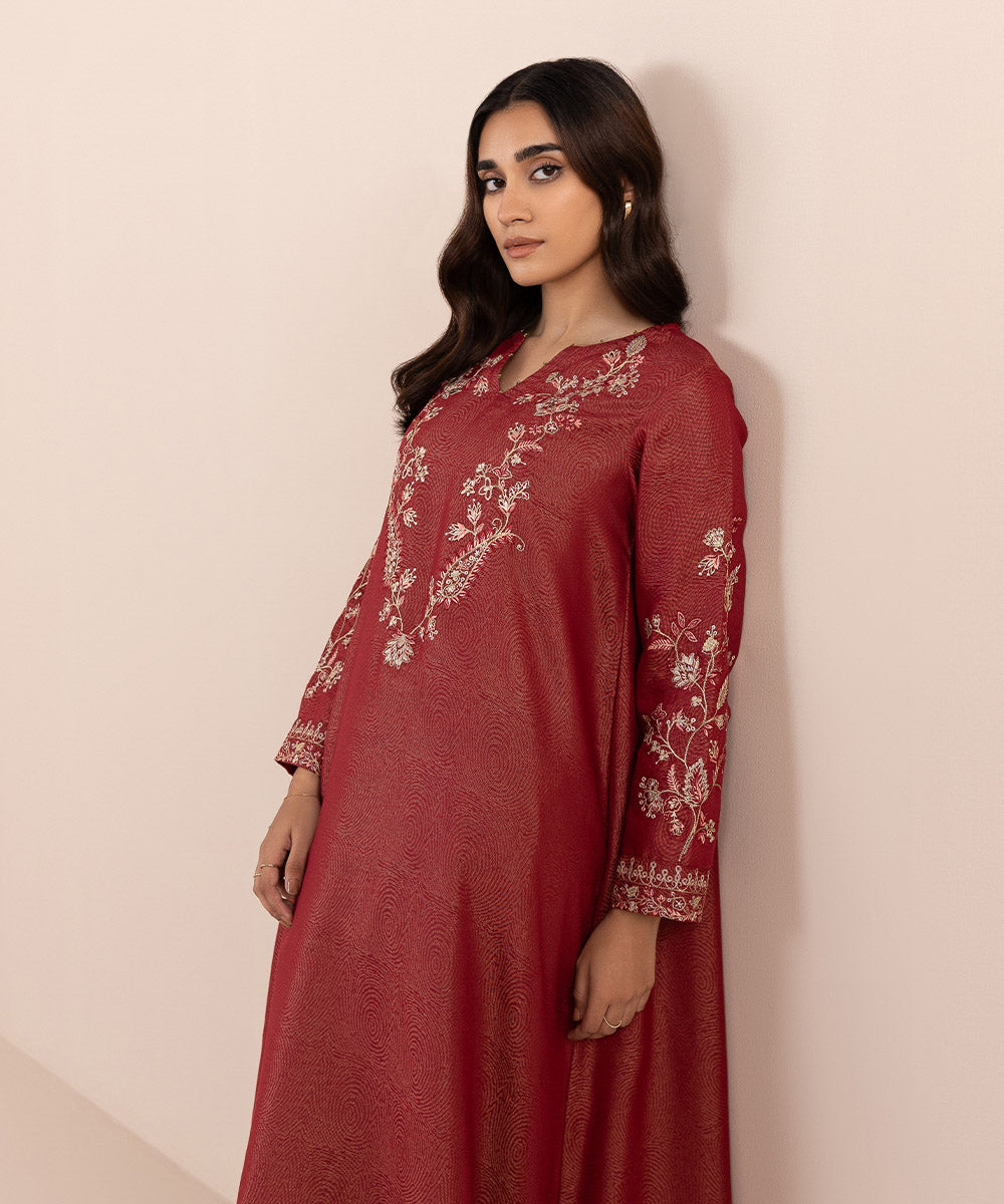 Sapphire - 2 Piece - Embroidered Jacquard Suit