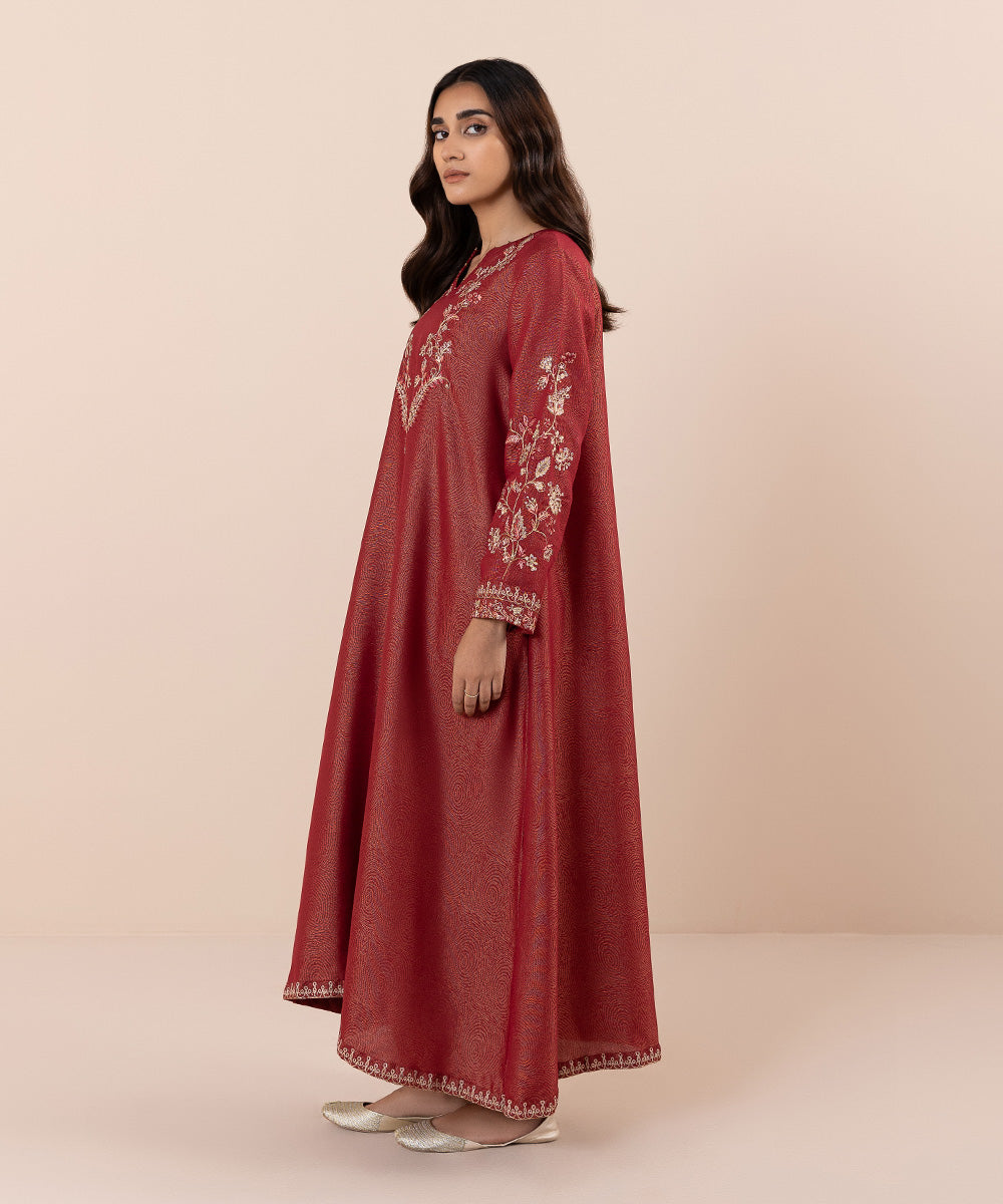 Sapphire - 2 Piece - Embroidered Jacquard Suit