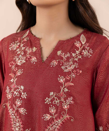 Sapphire - 2 Piece - Embroidered Jacquard Suit