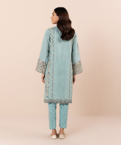 Sapphire - 2 Piece - Embroidered Jacquard Suit