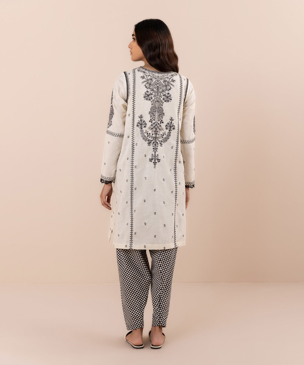 Sapphire - 2 Piece - Embroidered Jacquard Suit