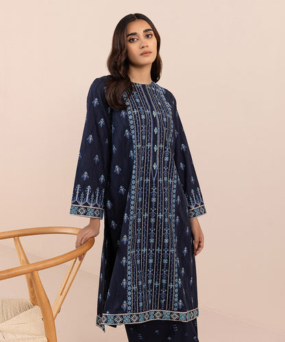 Sapphire - 2 Piece - Embroidered Jacquard Suit