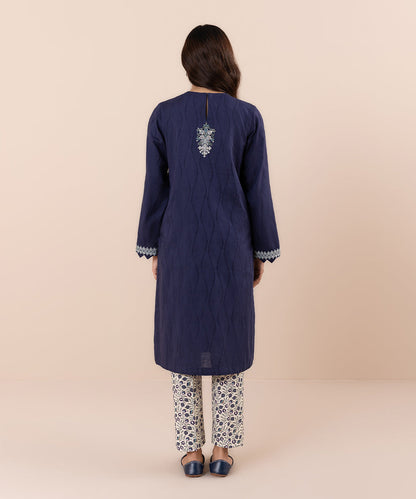 Sapphire - 2 Piece - Embroidered Jacquard Suit