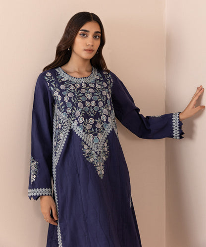 Sapphire - 2 Piece - Embroidered Jacquard Suit