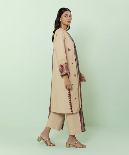 Sapphire - 3 Piece - Embroidered Multi Neps Suit