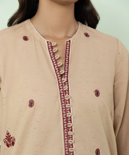 Sapphire - 3 Piece - Embroidered Multi Neps Suit