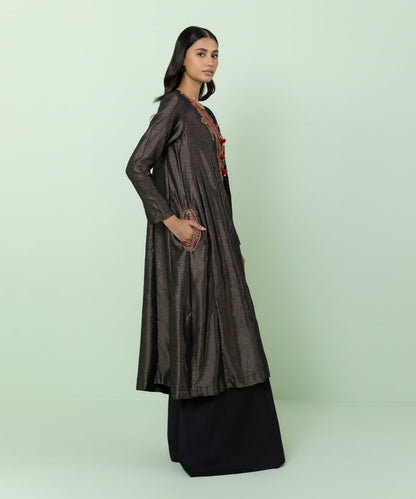 Sapphire - 3 Piece - Embroidered Jacquard Suit