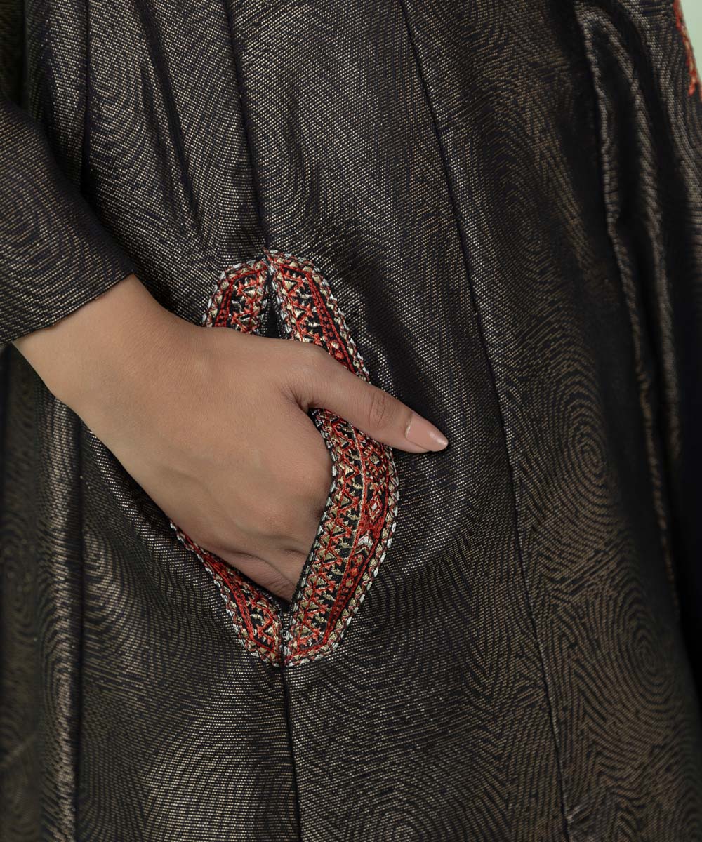 Sapphire - 3 Piece - Embroidered Jacquard Suit