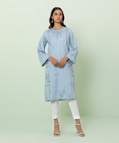 Sapphire - Embroidered Multi Neps Shirt