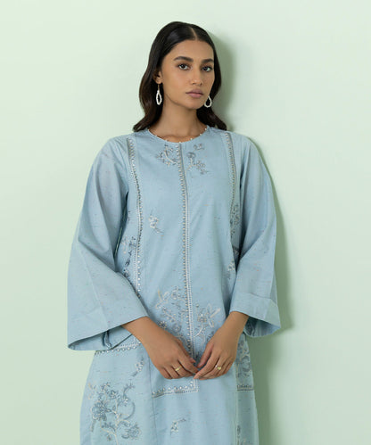 Sapphire - Embroidered Multi Neps Shirt