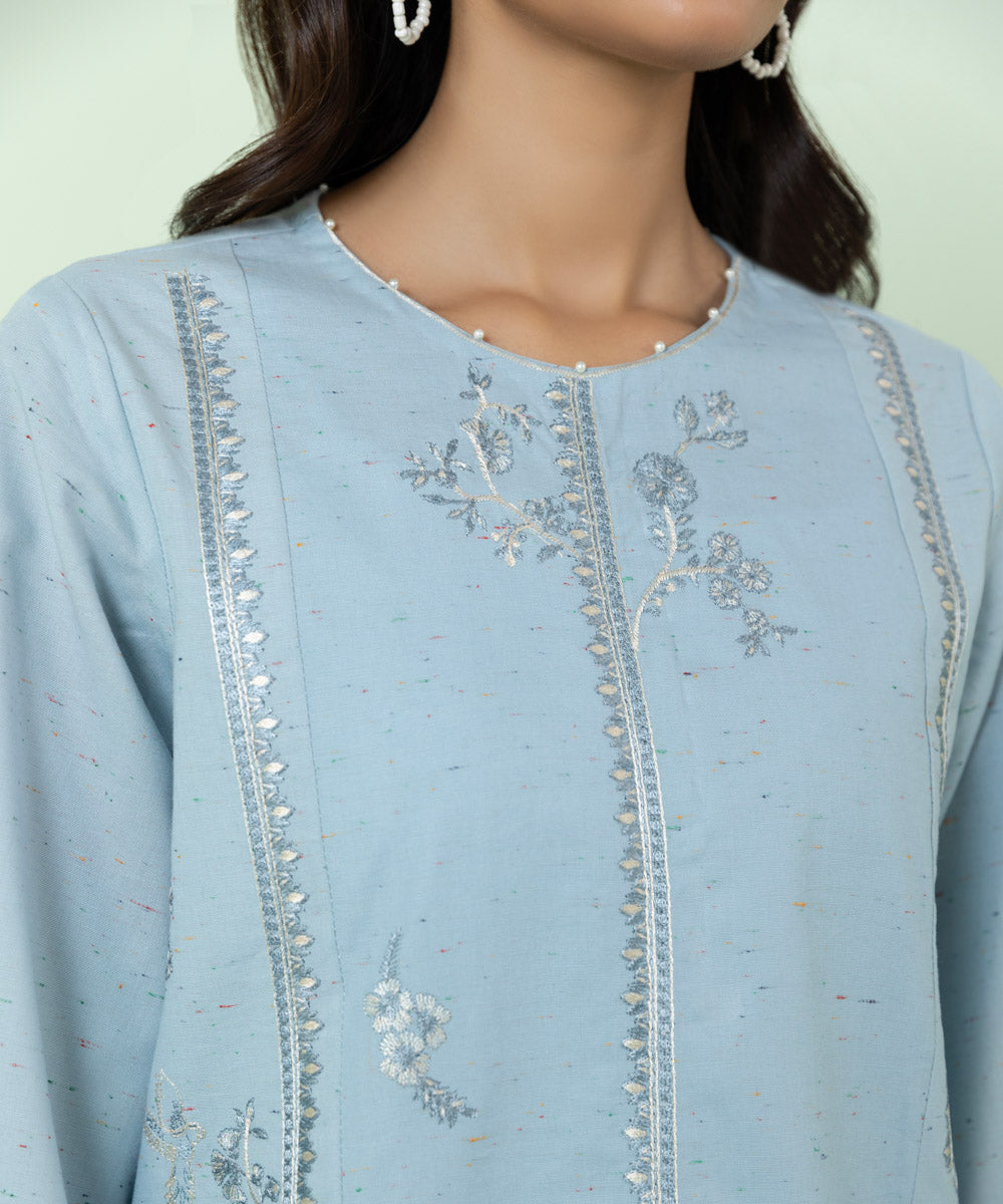 Sapphire - Embroidered Multi Neps Shirt