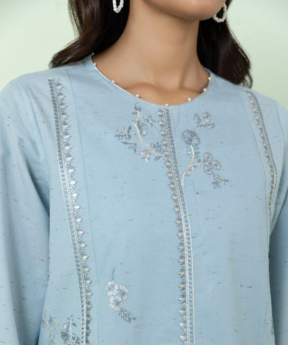 Sapphire - Embroidered Multi Neps Shirt