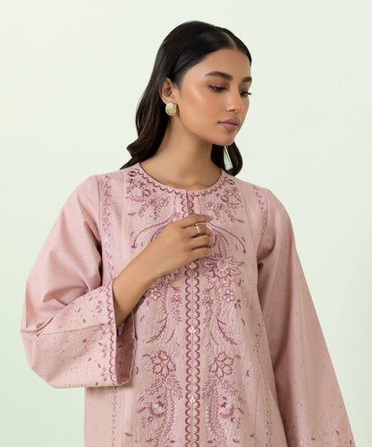 Sapphire - 2 Piece - Embroidered Multi Neps Suit