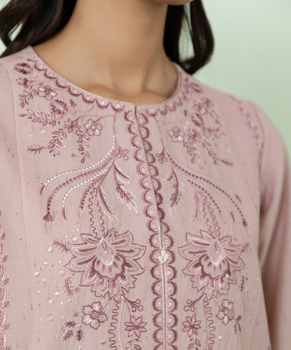 Sapphire - 2 Piece - Embroidered Multi Neps Suit