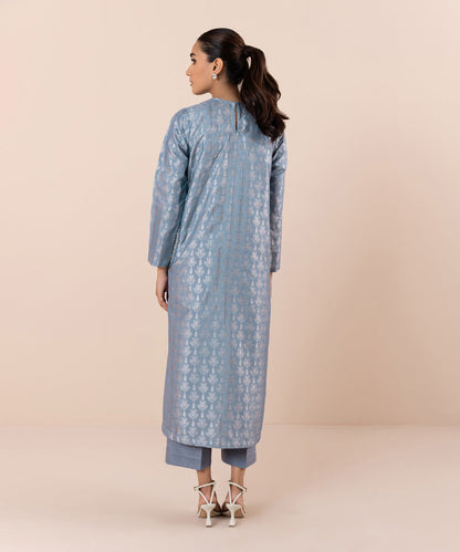 Sapphire - 2 Piece - Embroidered Jacquard Suit