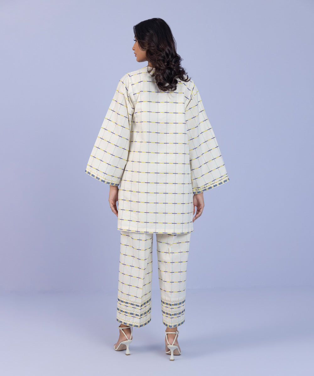 Sapphire - Embroidered Yarn Dyed Shirt