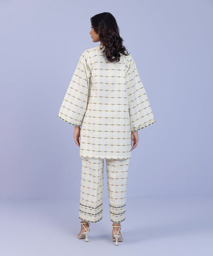 Sapphire - Embroidered Yarn Dyed Shirt