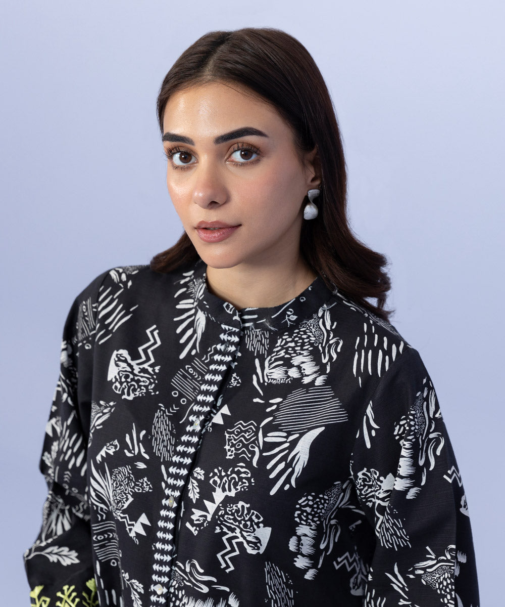 Sapphire - Embroidered Khaddar Shirt