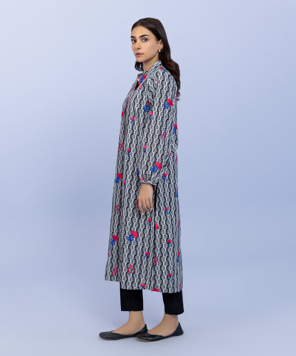 Sapphire - Embroidered Khaddar Shirt