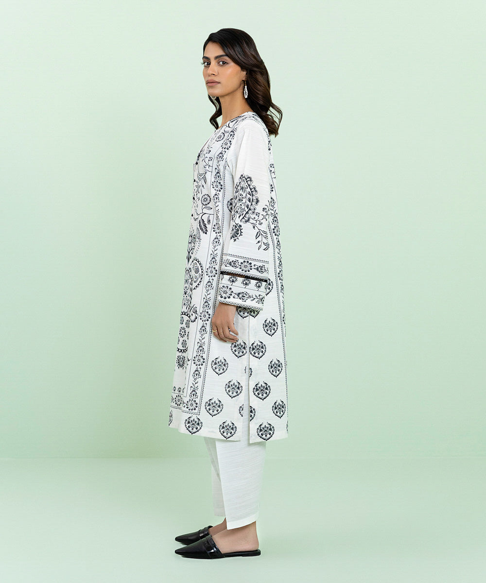 Sapphire - Printed Khaddar Shirt