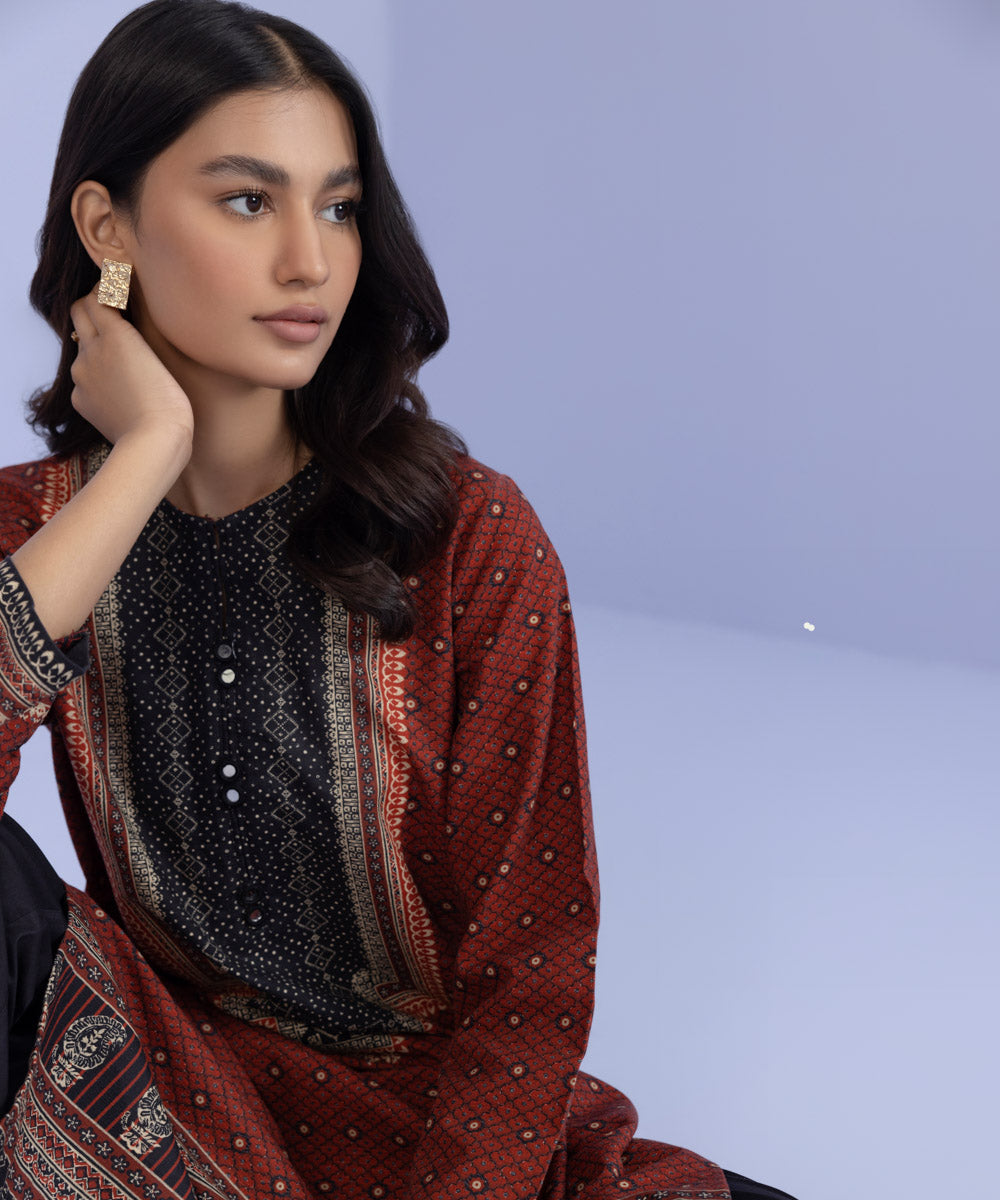 Sapphire - Printed Chunri Shirt