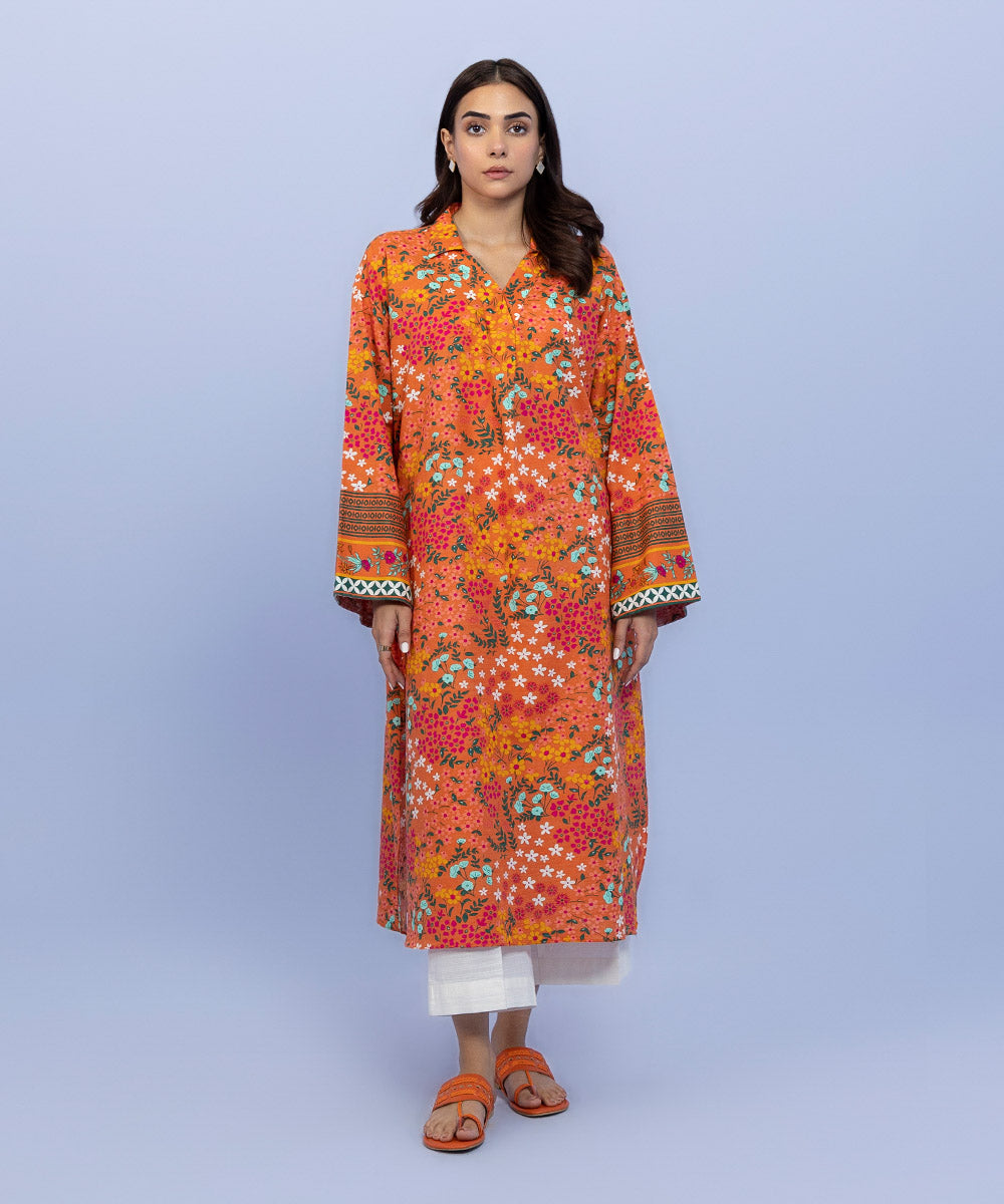 Sapphire - Printed Khaddar Shirt