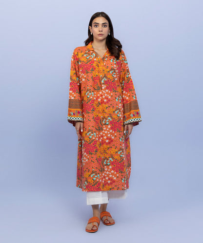 Sapphire - Printed Khaddar Shirt