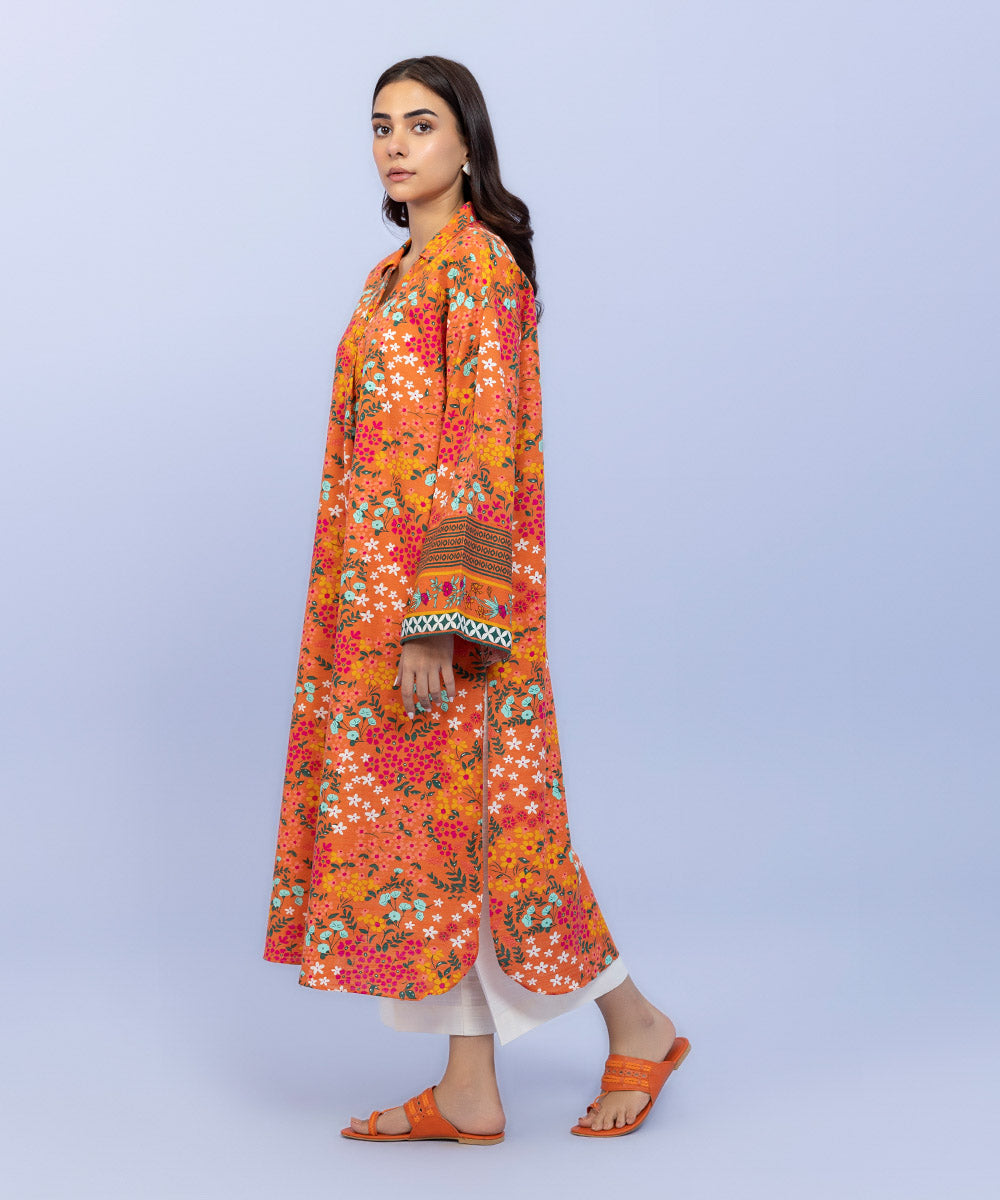 Sapphire - Printed Khaddar Shirt