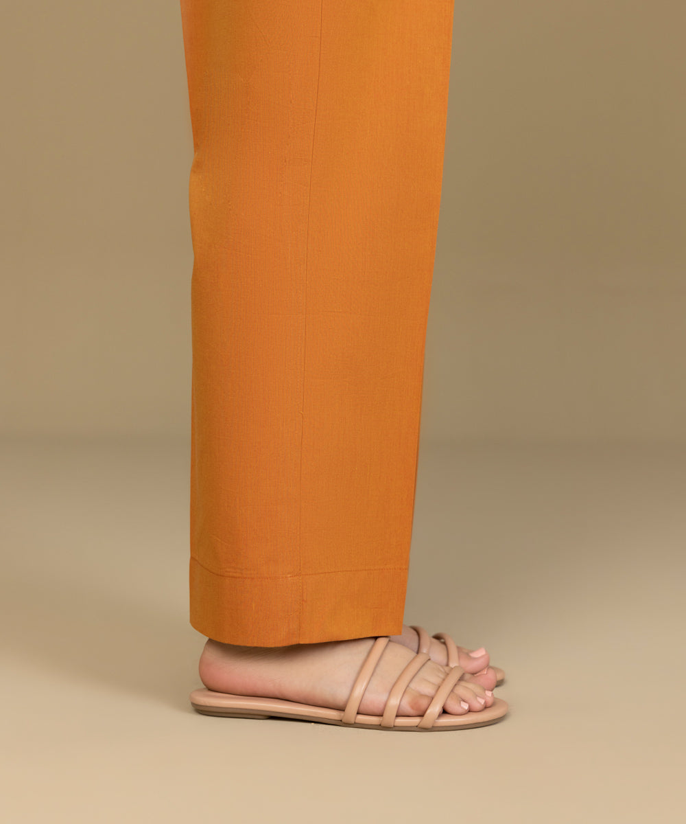 Sapphire - Solid Jacquard Straight Pants
