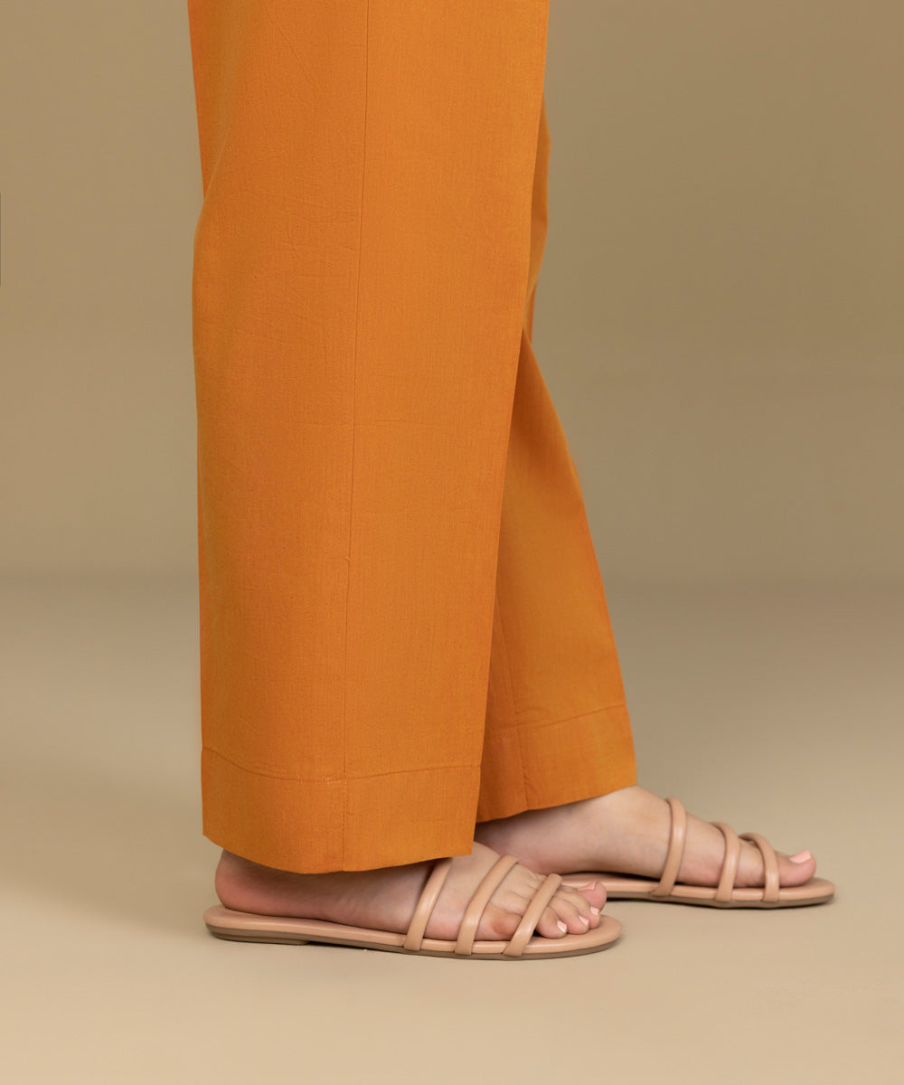Sapphire - Solid Jacquard Straight Pants