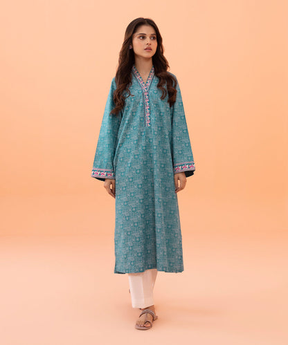 Sapphire - Embroidered Cambric Shirt