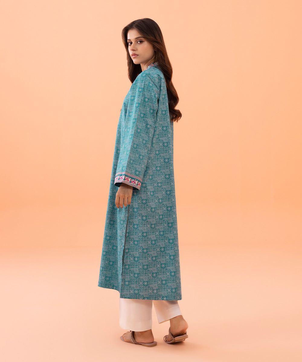 Sapphire - Embroidered Cambric Shirt