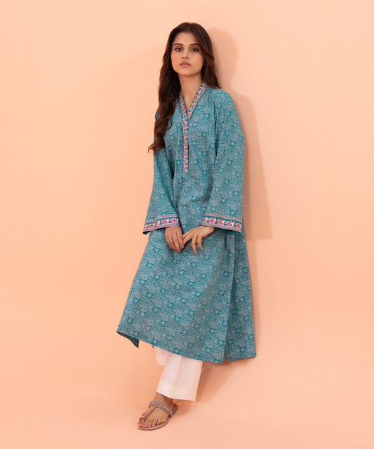 Sapphire - Embroidered Cambric Shirt