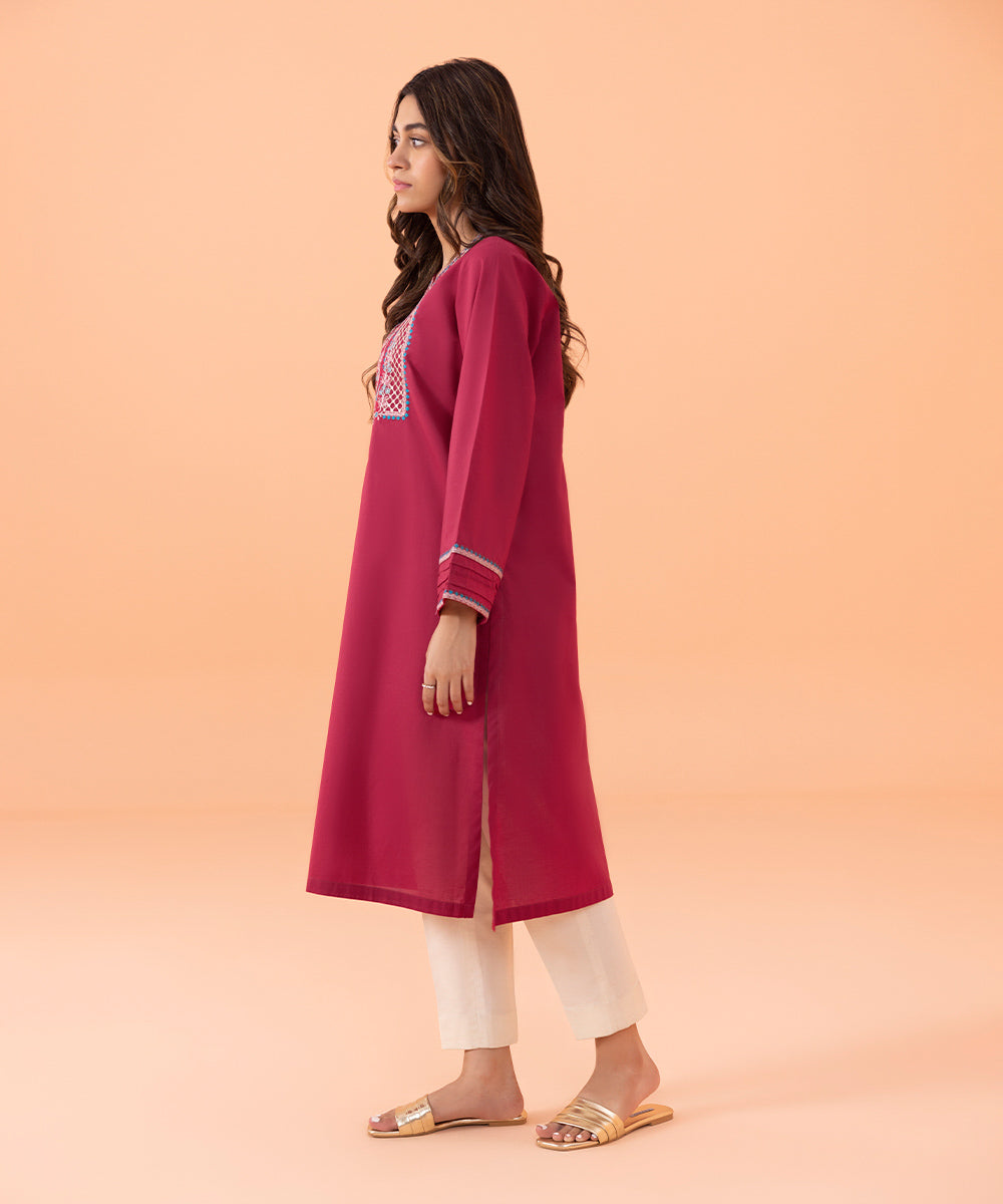 Sapphire - Embroidered Cambric Shirt