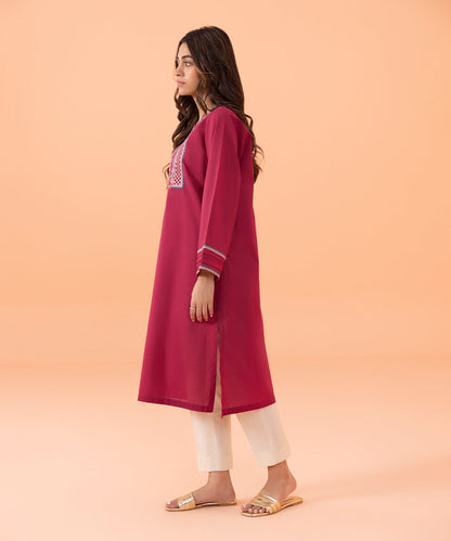 Sapphire - Embroidered Cambric Shirt