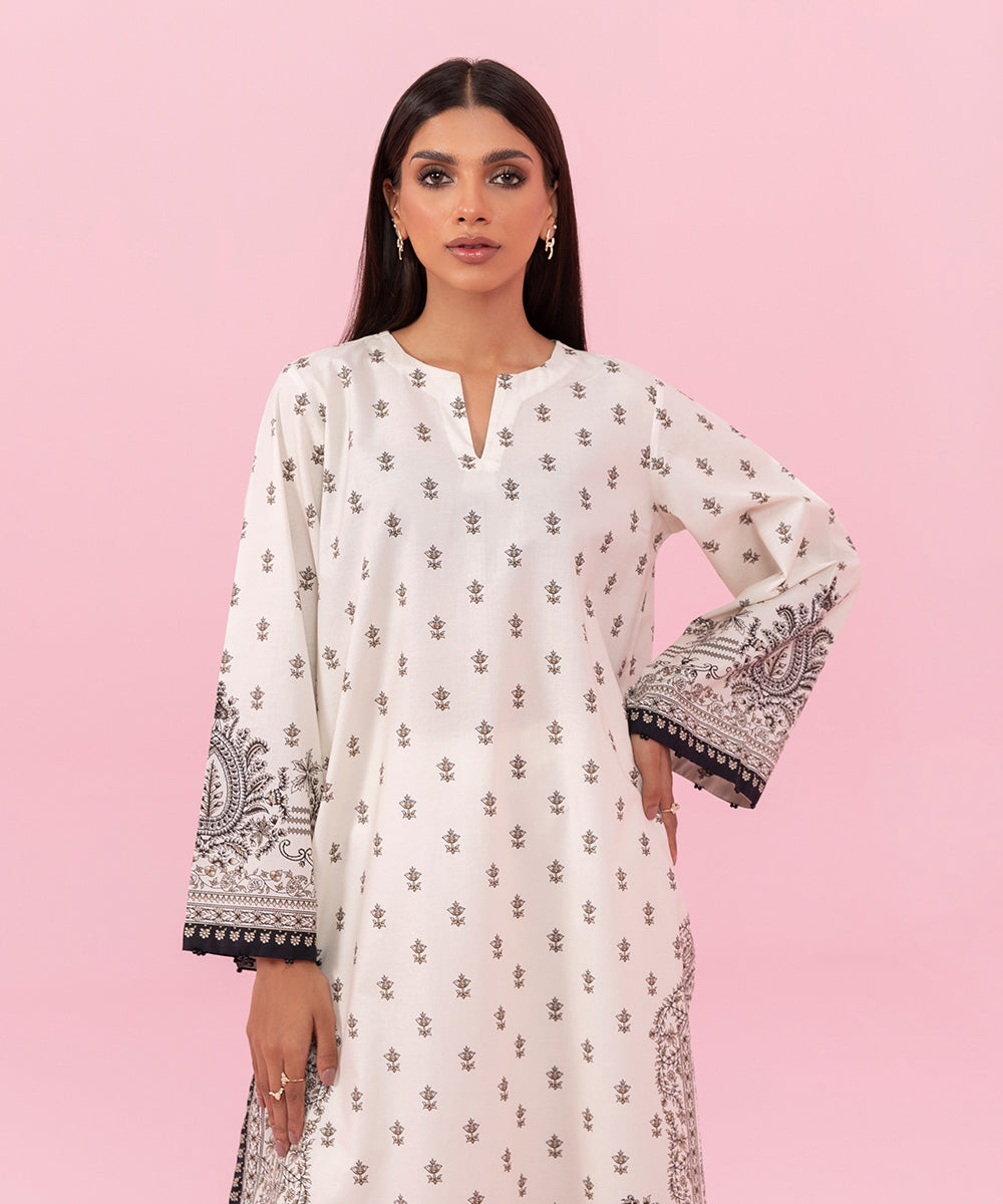 Sapphire - Printed Cambric Shirt