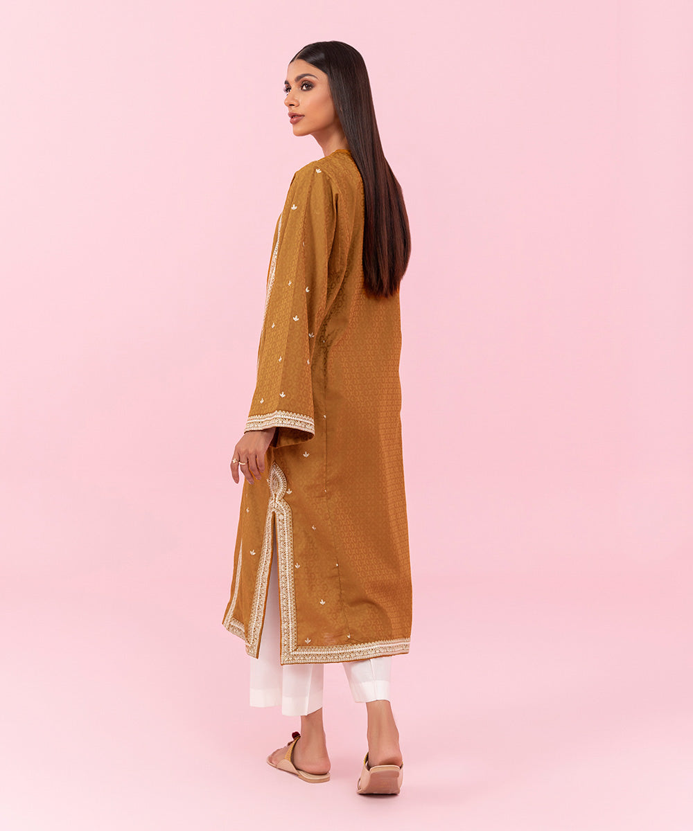 Sapphire - Embroidered Jacquard Shirt