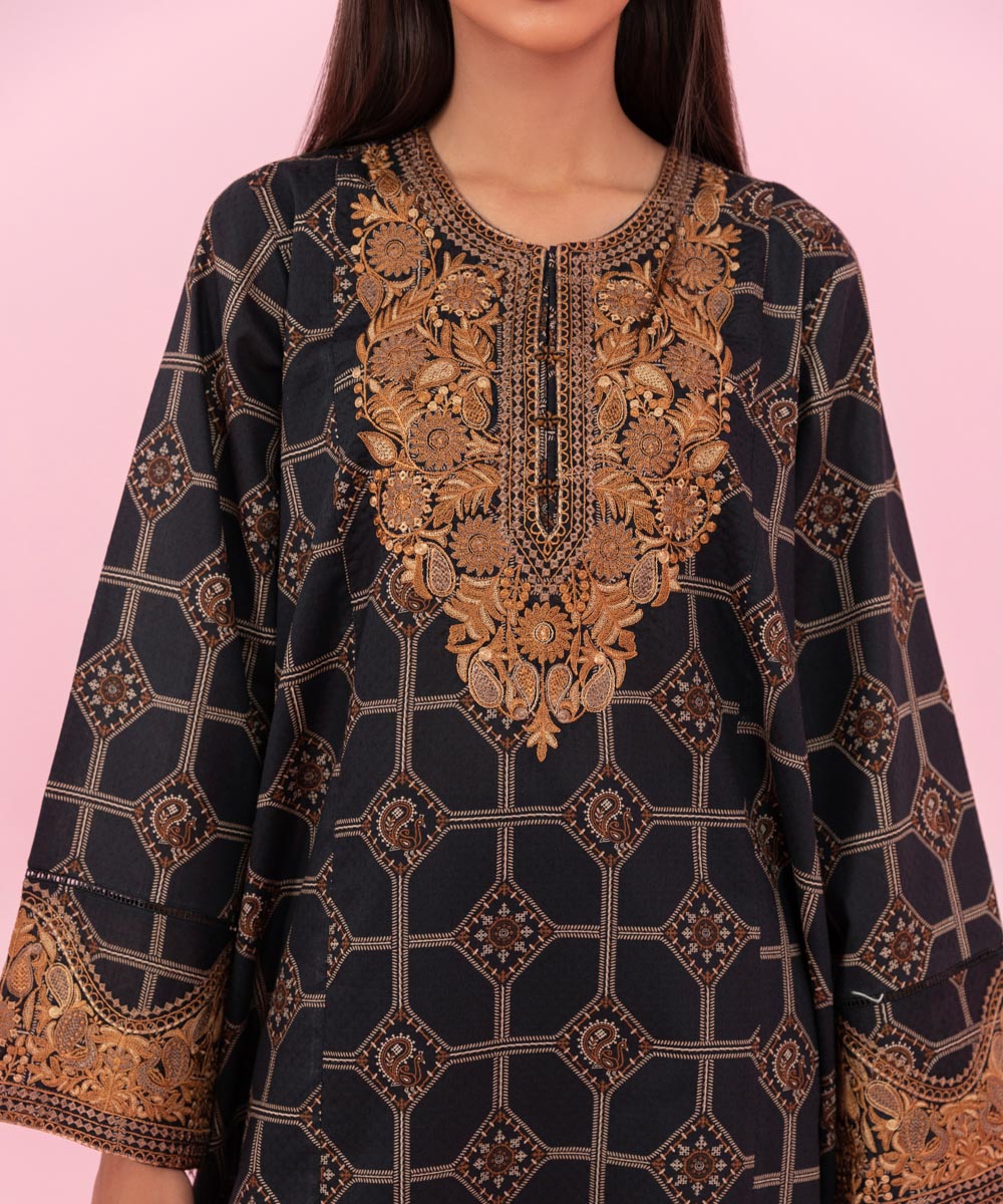 Sapphire - Embroidered Cambric Shirt