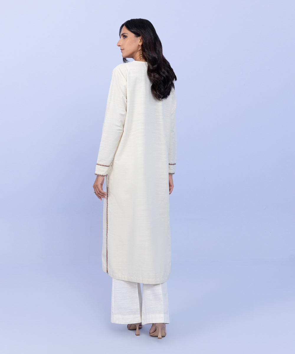 Sapphire - Embroidered Khaddar Shirt
