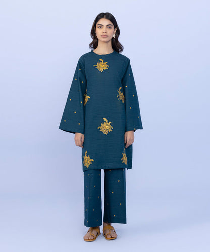 Sapphire - 2 Piece - Embroidered Khaddar Suit
