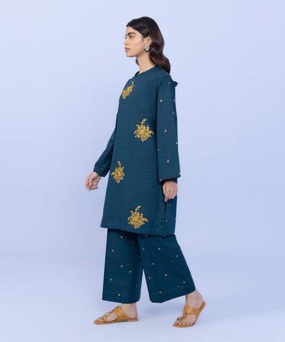Sapphire - 2 Piece - Embroidered Khaddar Suit